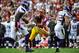 LANDOVER, MD - OCTOBER 14: Robert Griffen III #10 of the Washington Redskins runs the ball against the Minnesota Vikings at FedExField on October 14, 2012 in Landover, Maryland. The Redskins defeated the Vikings 38-26. (Photo by Larry French/Getty Images)