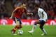 LONDON, ENGLAND - NOVEMBER 12: Andres Iniesta of Spain takes on Ashley Cole of England during the international friendly match between England and Spain at Wembley Stadium on November 12, 2011 in London, England. (Photo by Alex Livesey/Getty Images)