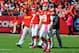 October 07, 2012; Kansas City, MO, USA; Kansas City Chiefs quarterback Matt Cassel (7) is helped off the field after being injured in the second half of the game against the Baltimore Ravens at Arrowhead Stadium. The Ravens won 9-6. Mandatory Credit: Denny Medley-US PRESSWIRE