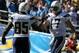 SAN DIEGO - SEPTEMBER 19: Quarterback Philip Rivers #17 and tight end Antonio Gates #85 of the San Diego Chargers celebrate a Charger touchdown against the Jacksonville Jaguars at Qualcomm Stadium on September 19, 2010 in San Diego, California. The Chargers won 38-13. (Photo by Stephen Dunn/Getty Images)
