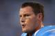 SAN DIEGO, CA - OCTOBER 15: Philip Rivers #17 of the San Diego Chargers looks on from the sideline during the NFL game against the Denver Broncos at Qualcomm Stadium on October 15, 2012 in San Diego, California. (Photo by Jeff Gross/Getty Images)