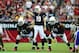 Oct. 14, 2012; Glendale, AZ, USA; Arizona Cardinals quarterback (19) John Skelton calls a play in the fourth quarter against the Buffalo Bills at University of Phoenix Stadium. The Bills defeated the Cardinals 19-16 in overtime. Mandatory Credit: Mark J. Rebilas-US PRESSWIRE