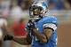 DETROIT, MI - OCTOBER 10: Jahvid Best #44 of the Detroit Lions celebrates his third quarter touchdown while playing the Chicago Bears at Ford Field on October 10, 2011 in Detroit, Michigan. Detroit won the game 24-13. (Photo by Gregory Shamus/Getty Images)