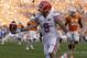 KNOXVILLE, TN - SEPTEMBER 15: Trey Burton #8 of the Florida Gators runs in for the touchdown against the Tennessee Volunteers during the first half of play at Neyland Stadium on September 15, 2012 in Knoxville, Tennessee. (Photo by John Sommers II/Getty Images)