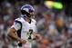 LANDOVER, MD - OCTOBER 14: Christian Ponder #7 of the Minnesota Vikings runs off the field during the first half against the Washington Redskins at FedExField on October 14, 2012 in Landover, Maryland. (Photo by Patrick McDermott/Getty Images)