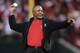 ST LOUIS, MO - OCTOBER 14: Hall of Famer and former St. Louis Cardinals player Ozzie Smith throws out the cermonial first pitch prior to the Cardinals hosting the Milwaukee Brewers during Game Five of the National League Championship Series at Busch Stadium on October 14, 2011 in St Louis, Missouri. (Photo by Jamie Squire/Getty Images)