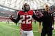 ATLANTA, GA - OCTOBER 14: Asante Samuel #22 of the Atlanta Falcons celebrates after the game against the Oakland Raiders at the Georgia Dome on October 14, 2012 in Atlanta, Georgia (Photo by Scott Cunningham/Getty Images)