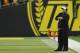 EUGENE, OR - OCTOBER 6: Head coach Chip Kelly of the Oregon Ducks looks out from the bench during the third quarter of the game against the Washington Huskies on October 6, 2012 at Autzen Stadium in Eugene, Oregon. Oregon won the game 52-21. (Photo by Steve Dykes/Getty Images)