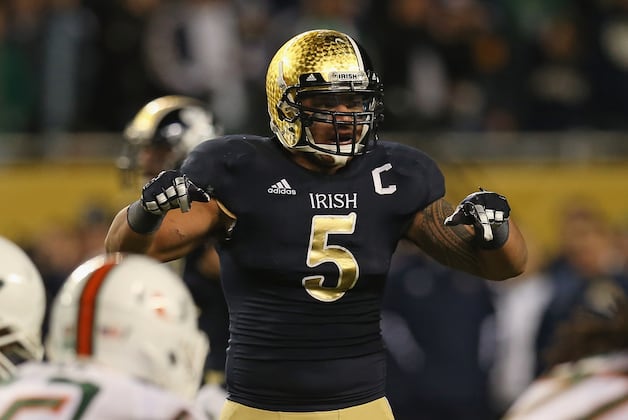 Manti Te'o, Irish Keep Climbing