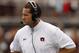 STARKVILLE, MS - SEPTEMBER 8: Coach Gene Chizik paces the sidelines late in the fourth quarter against Mississippi State in a NCAA college football game on September 8, 2012 at Davis Wade Stadium in Starkville, Mississippi. (Photo by Butch Dill/Getty Images)