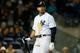 NEW YORK, NY - OCTOBER 13: Alex Rodriguez #13 of the New York Yankees walks back to the dugout as he reacts to striking out in the bottom of the sixth inning against the Detroit Tigers during Game One of the American League Championship Series at Yankee Stadium on October 13, 2012 in the Bronx borough of New York City, New York. (Photo by Al Bello/Getty Images)