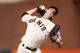 SAN FRANCISCO, CA - OCTOBER 07: Tim Lincecum #55 of the San Francisco Giants pitches against the Cincinnati Reds in the sixth inning of Game Two of the National League Division Series at AT&T Park on October 7, 2012 in San Francisco, California. (Photo by Jeff Gross/Getty Images)