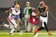 CLEVELAND, OH - OCTOBER 14: Cornerback Joe Haden #23 of the Cleveland Browns watches as wide receiver A.J. Green #18 of the Cincinnati Bengals catches a touchdown pass during the fourth quarter against the Cleveland Brown at Cleveland Browns Stadium on October 14, 2012 in Cleveland, Ohio. (Photo by Jason Miller/Getty Images)