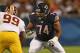 CHICAGO, IL - AUGUST 18: Chris Williams #74 of the Chicago Bears works against Jarvis Jenkins #99 of the Washington Redskins during a preseason game at Soldier Field on August 18, 2012 in Chicago, Illinois. The Bears defeated the Redskins 33-31. (Photo by Jonathan Daniel/Getty Images)
