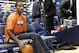 Oct 13, 2012; Hartford, CT, USA; New York Knicks guard J.R. Smith (8) dribbles a basketball prior to a game against the Boston Celtics at XL Center. Mandatory Credit: Mark L. Baer-US PRESSWIRE
