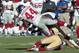 October 14, 2012; San Francisco, CA, USA; New York Giants running back Ahmad Bradshaw (44) rushes for a gain against the San Francisco 49ers at Candlestick Park. Mandatory Credit: Ed Szczepanski-US PRESSWIRE