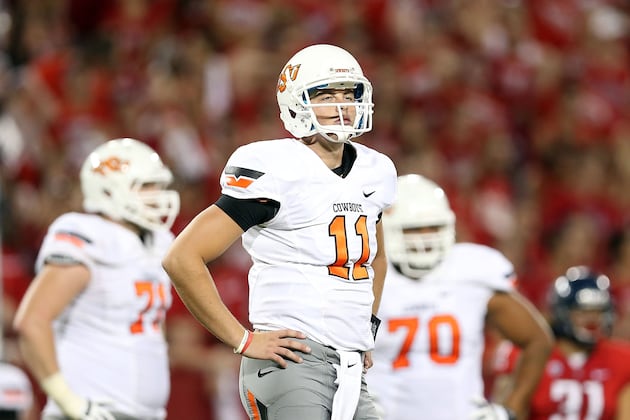 Mike Gundy Says There's Been No Talk of a Medical Redshirt for Wes Lunt