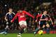 MANCHESTER, ENGLAND - JANUARY 31: Chicharito of Manchester United scores a goal during the Barclays Premier League match between Manchester United and Stoke City at Old Trafford on January 31, 2012 in Manchester, England. (Photo by Jamie McDonald/Getty Images)