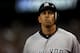 DETROIT, MI - OCTOBER 18: Alex Rodriguez #13 of the New York Yankees walsk off the field back to the dugout after he grounded out in the top of the 9th inning against the Detroit Tigers during game four of the American League Championship Series at Comerica Park on October 18, 2012 in Detroit, Michigan. (Photo by Jonathan Daniel/Getty Images)