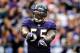 Terrell Suggs celebrates after a sack