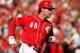 CINCINNATI, OH - OCTOBER 11: Ryan Ludwick #48 of the Cincinnati Reds rounds the bases after hitting a home in the sixth inning against the San Francisco Giantsduring Game Five of the National League Division Series at Great American Ball Park on October 11, 2012 in Cincinnati, Ohio. (Photo by Jonathan Daniel/Getty Images)