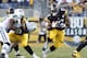 PITTSBURGH, PA - SEPTEMBER 16: Jonathan Dwyer #27 of the Pittsburgh Steelers carries the ball against the New York Jets during the game on September 16, 2012 at Heinz Field in Pittsburgh, Pennsylvania. The Steelers defeated the Jets 27-10. (Photo by Justin K. Aller/Getty Images)