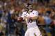 SAN DIEGO, CA - OCTOBER 15: Quarterback Peyton Manning #18 of the Denver Broncos drops back to pass against the San Diego Chargers at Qualcomm Stadium on October 15, 2012 in San Diego, California. (Photo by Jeff Gross/Getty Images)