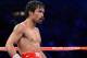 LAS VEGAS, NV - JUNE 09: Manny Pacquiao stands in the ring during his fight against Timothy Bradley at MGM Grand Garden Arena on June 9, 2012 in Las Vegas, Nevada. (Photo by Kevork Djansezian/Getty Images)
