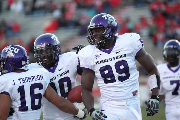 TCU's Maponga to Miss Showdown with Texas Tech