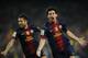 BARCELONA, SPAIN - OCTOBER 07: Lionel Messi (R) of Barcelona celebrates scoring besides his teammate Jordi Alba during the la Liga match between FC Barcelona and Real Madrid at the Camp Nou stadium on October 7, 2012 in Barcelona, Spain. (Photo by Jasper Juinen/Getty Images)