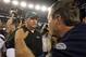FOXBORO, MA - OCTOBER 9: Bill Belichick of the New England Patriots shakes hands with Rex Ryan of the New York Jets at Gillette Stadium on October 9, 2011 in Foxboro, Massachusetts. (Photo by Jim Rogash/Getty Images)