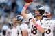 SAN DIEGO, CA - OCTOBER 15: Peyton Manning #18 of the Denver Broncos warms up before the game against the San Diego Chargers at Qualcomm Stadium on October 15, 2012 in San Diego, California. (Photo by Harry How/Getty Images)