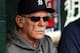 DETROIT, MI - OCTOBER 17: Manager Jim Leyland of the Detroit Tigers looks on from the dugout during batting practice against the New York Yankees during game four of the American League Championship Series at Comerica Park on October 17, 2012 in Detroit, Michigan. (Photo by Jonathan Daniel/Getty Images)