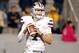 MORGANTOWN, WV - OCTOBER 20: Collin Klein #7 of the Kansas State Wildcats drops back to pass against the West Virginia Mountaineers during the game on October 20, 2012 at Mountaineer Field in Morgantown, West Virginia. The Wildcats defeated the Mountaineers 55-14. (Photo by Justin K. Aller/Getty Images)