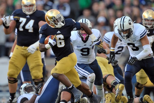 Riddick Energized Irish Offense