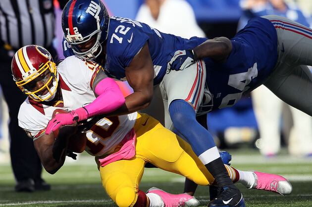 Osi Umenyiora: RG3 Is Best Quarterback We've Faced All Season