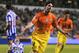 LA CORUNA, SPAIN - OCTOBER 20: Lionel Messi of FC Barcelona celebrates after scoring his team's fifth goal during the La Liga match between Deportivo La Coruna and FC Barcelona at Riazor Stadium on October 20, 2012 in La Coruna, Spain. FC Barcelona won 4-5. (Photo by David Ramos/Getty Images)