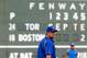 BOSTON, MA - SEPTEMBER 8: Manager John Farrell of the Toronto Blue Jays walks to the outfield during batting practice before a game with the Boston Red Sox at Fenway Park on September , 2012 in Boston, Massachusetts. (Photo by Jim Rogash/Getty Images)