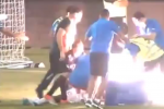 Video: Fan Throws Explosive on Pitch at Hurt Player