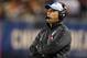Oct 22, 2012; Chicago, IL, USA; Detroit Lions head coach Jim Schwartz during the first quarter against the Chicago Bears at Soldier Field. Mandatory Credit: Jerry Lai-US PRESSWIRE