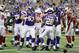 MINNEAPOLIS, MN - OCTOBER 21: Adrian Peterson #28 of the Minnesota Vikings celebrates a touchdown against the Arizona Cardinals during the first quarter on October 21, 2012 at Mall of America Field at the Hubert H. Humphrey Metrodome in Minneapolis, Minnesota. (Photo by Hannah Foslien/Getty Images)