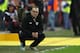 BUCHAREST, ROMANIA - MAY 09: Athletic Bilbao Coach Marcelo Bielsa looks on during the UEFA Europa League Final between Atletico Madrid and Athletic Bilbao at the National Arena on May 9, 2012 in Bucharest, Romania. (Photo by Clive Rose/Getty Images)