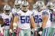 ARLINGTON, TX - OCTOBER 01: Sean Lee #50 of the Dallas Cowboys at Cowboys Stadium on October 1, 2012 in Arlington, Texas. (Photo by Ronald Martinez/Getty Images)