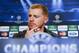BARCELONA, SPAIN - OCTOBER 22: Manager Neil Lennon of Celtic FC faces the media during a press conference ahead their UEFA Champions League Group G match between FC Barcelona and Celtic FC at the Melia Barcelona Hotel on October 22, 2012 in Barcelona, Spain. (Photo by David Ramos/Getty Images)