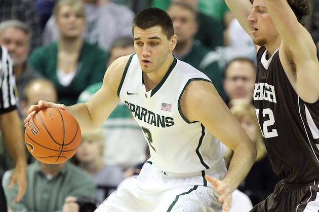 MSU's Tom Izzo Wants to See Alex Gauna's Passion Against Matt Costello