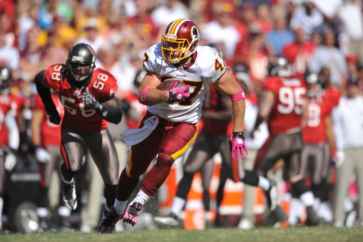 Washington Redskins Back 47, Chris Cooley Bleacher Report