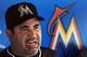 MIAMI, FL - SEPTEMBER 28: Manager Ozzie Guillen #13 of the Miami Marlins looks on prior to MLB action against thePhiladelphia Phillie at Marlins Park on September 28, 2012 in Miami, Florida. (Photo by Jason Arnold/Getty Images)