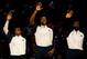 PHOENIX - FEBRUARY 15: (L-R) Chris Paul, Dwight Howard and Dwyane Wade, members of the men's gold medal winning USA Olympic basketball teams, wave to the crowd during half time of the 58th NBA All-Star Game, part of 2009 NBA All-Star Weekend at US Airways Center on February 15, 2009 in Phoenix, Arizona. NOTE TO USER: User expressly acknowledges and agrees that, by downloading and or using this photograph, User is consenting to the terms and conditions of the Getty Images License Agreement. (Photo by Ronald Martinez/Getty Images)