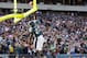 PHILADELPHIA, PA - OCTOBER 14: Running back LeSean McCoy #25 #10 of the Philadelphia Eagles dunks the ball over the cross bar of the goalpost after scoring a touchdown against the Detroit Lions during the first half in a game at Lincoln Financial Field on October 14, 2012 in Philadelphia, Pennsylvania. The Lions defeated the Eagles 26-23 in overtime. (Photo by Rich Schultz /Getty Images)
