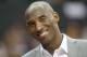 ONTARIO, CA - OCTOBER 10: Kobe Bryant #24 of the Los Angeles Lakers smiles as he remains in street clothes for the game with the Portland Trail Blazers at Citizens Business Bank Arena on October 10, 2012 in Ontario, California. NOTE TO USER: User expressly acknowledges and agrees that, by downloading and or using this photograph, User is consenting to the terms and conditions of the Getty Images License Agreement. (Photo by Stephen Dunn/Getty Images)